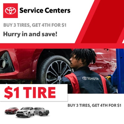 Buy 3 Tires, Get 4th Tire for $1.
