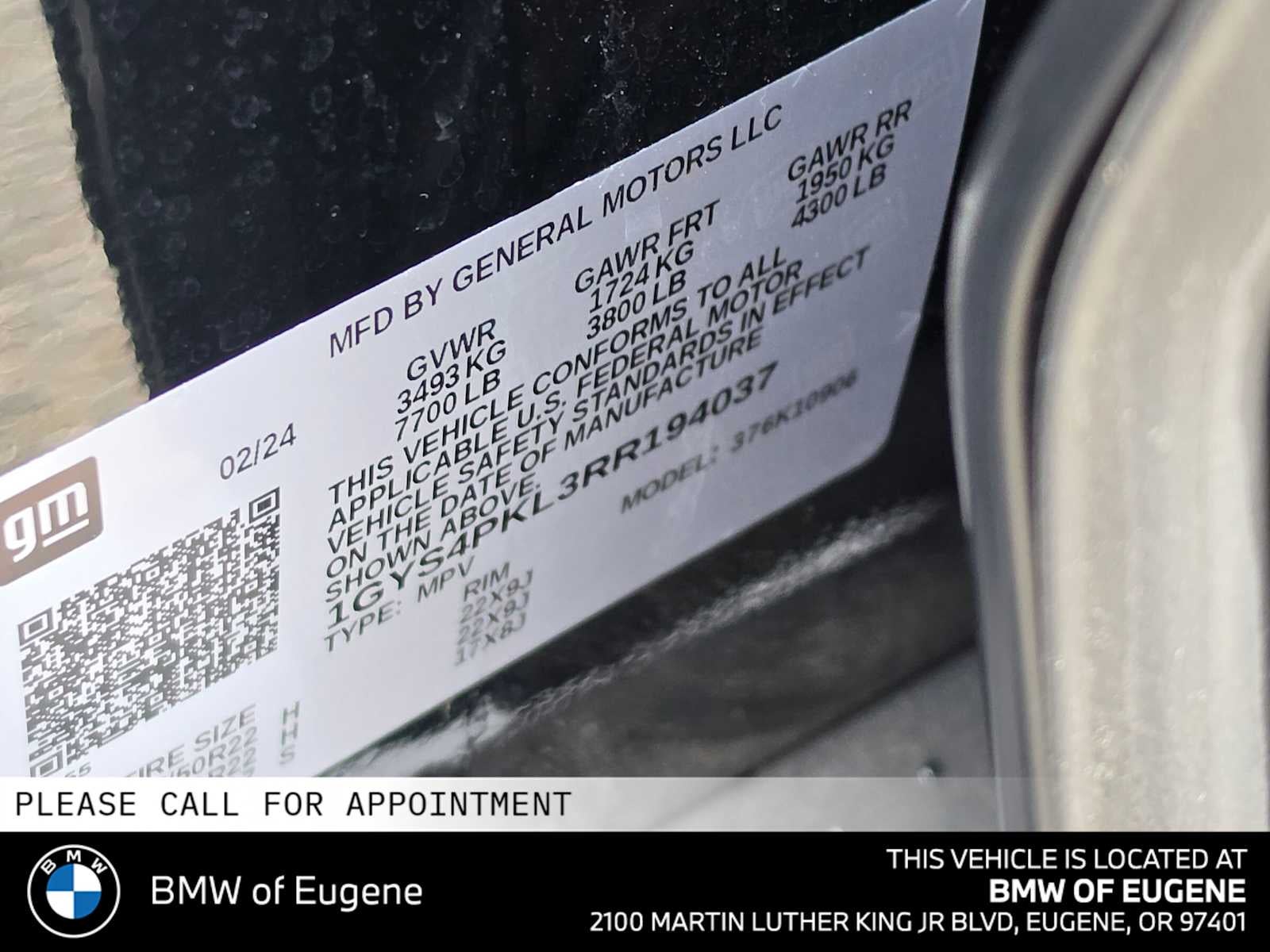2024 Cadillac Escalade ESV 4WD Sport