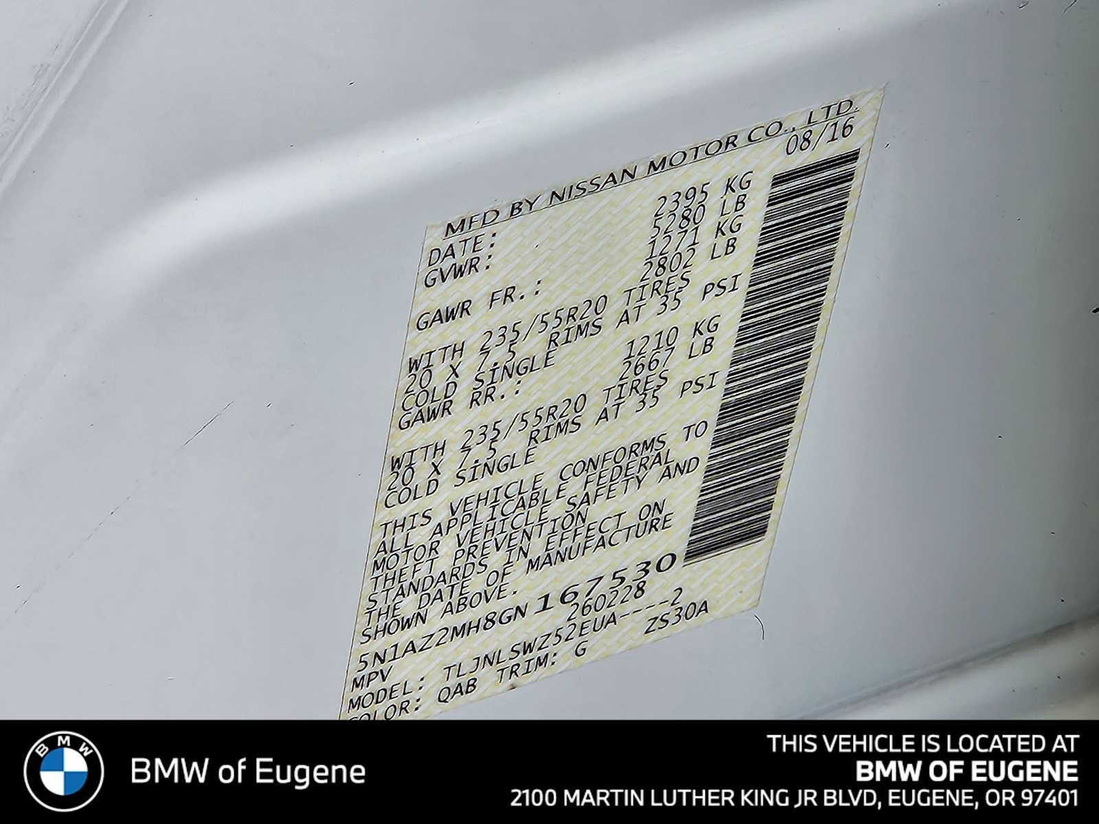 2016 Nissan Murano Platinum