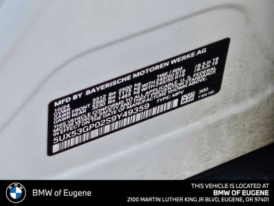 2025 BMW X3 30 xDrive 30 xDrive