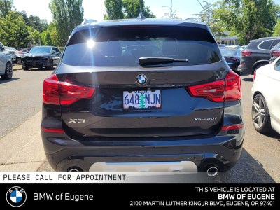 2018 BMW X3 xDrive30i xDrive30i