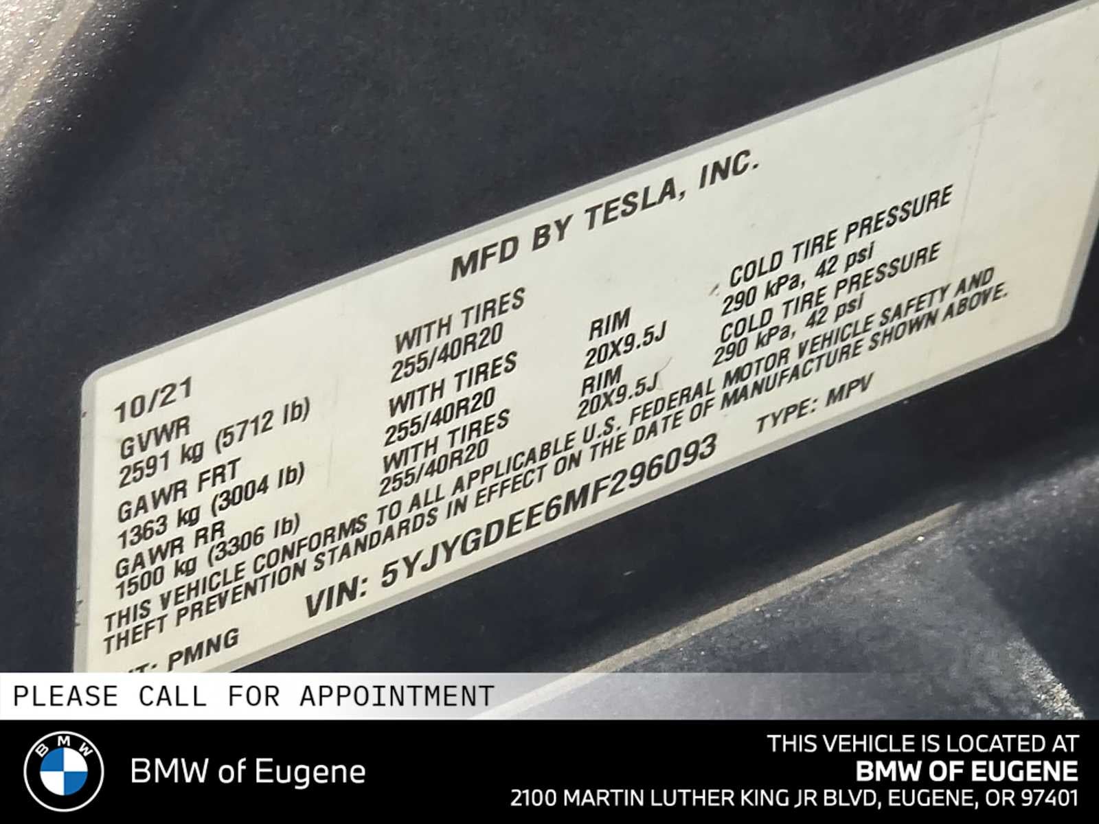 2021 Tesla Model Y Long Range