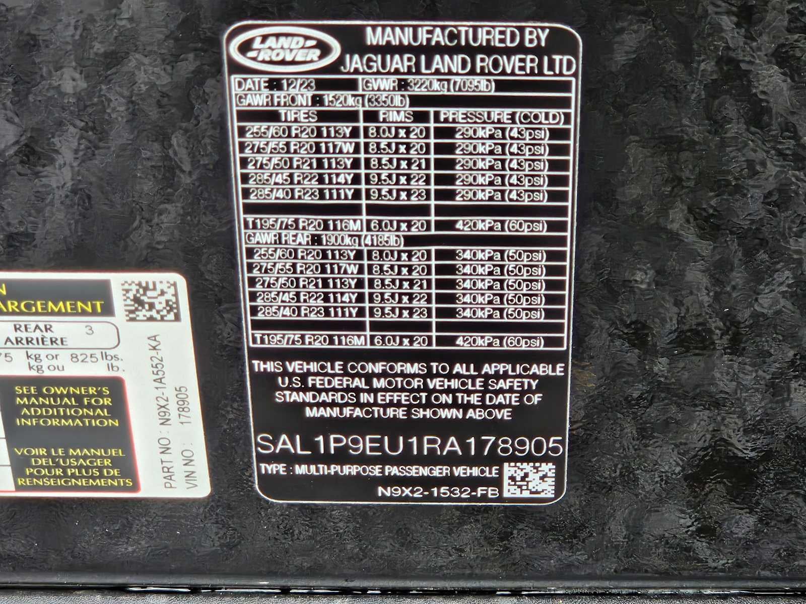 2024 Land Rover Range Rover Sport SE