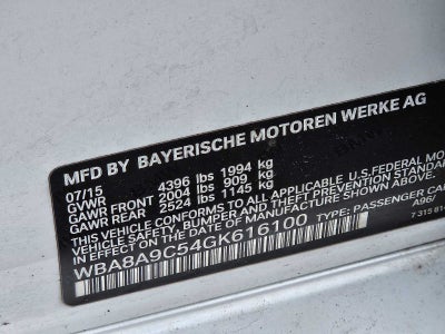 2016 BMW 320i 320i