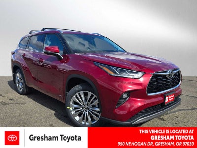 2026 Toyota Highlander Hybrid Platinum