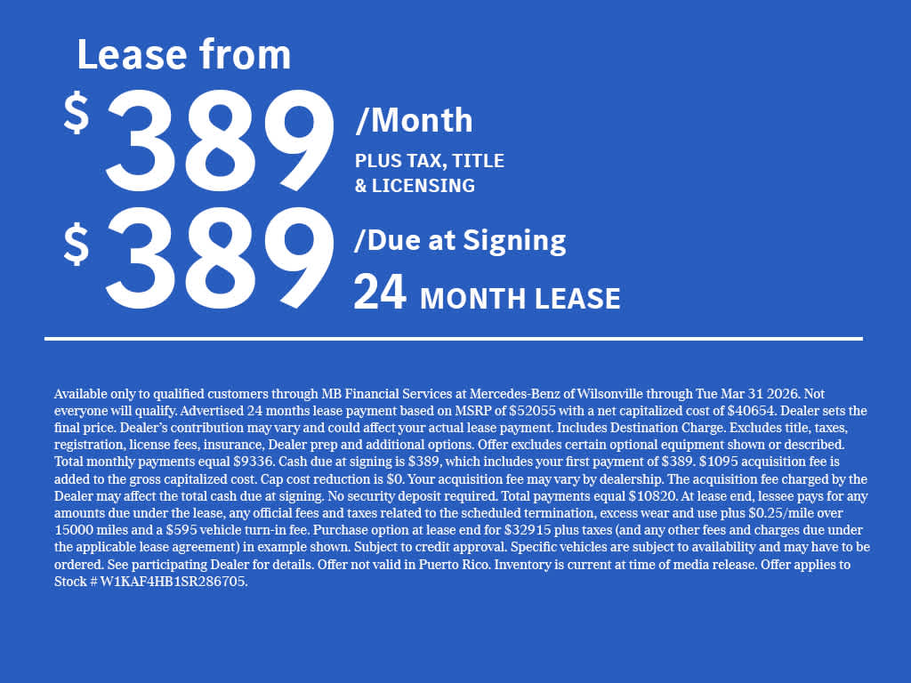 2025 Mercedes-Benz C-Class C 300