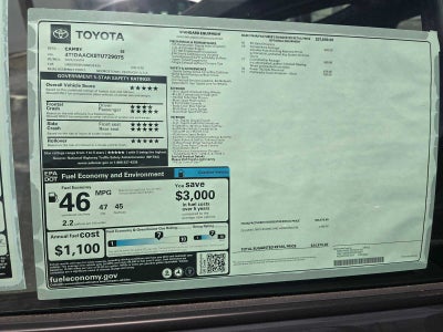 2026 Toyota Camry SE