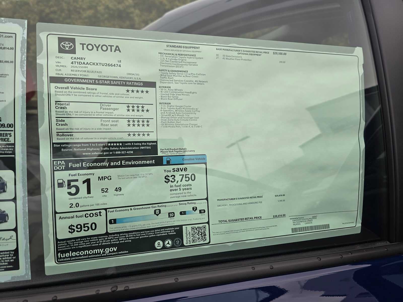 2026 Toyota Camry LE