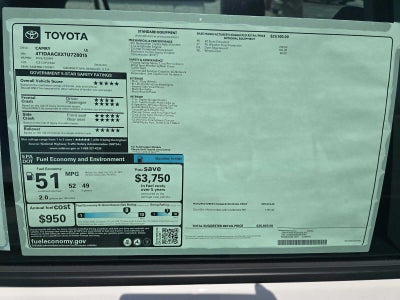 2026 Toyota Camry LE