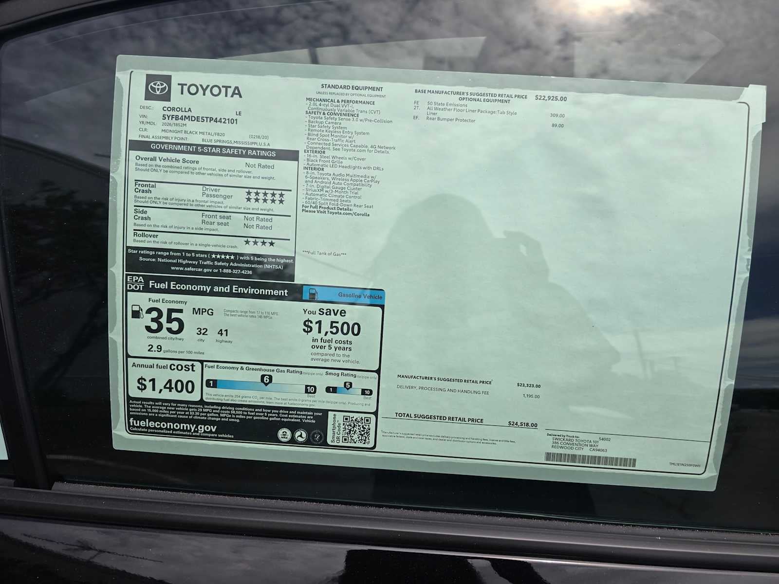 2026 Toyota Corolla LE