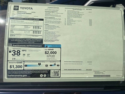 2026 Toyota Toyota Crown Signia Limited