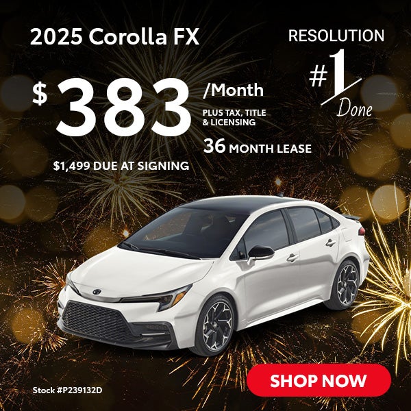 2025 Corolla FX