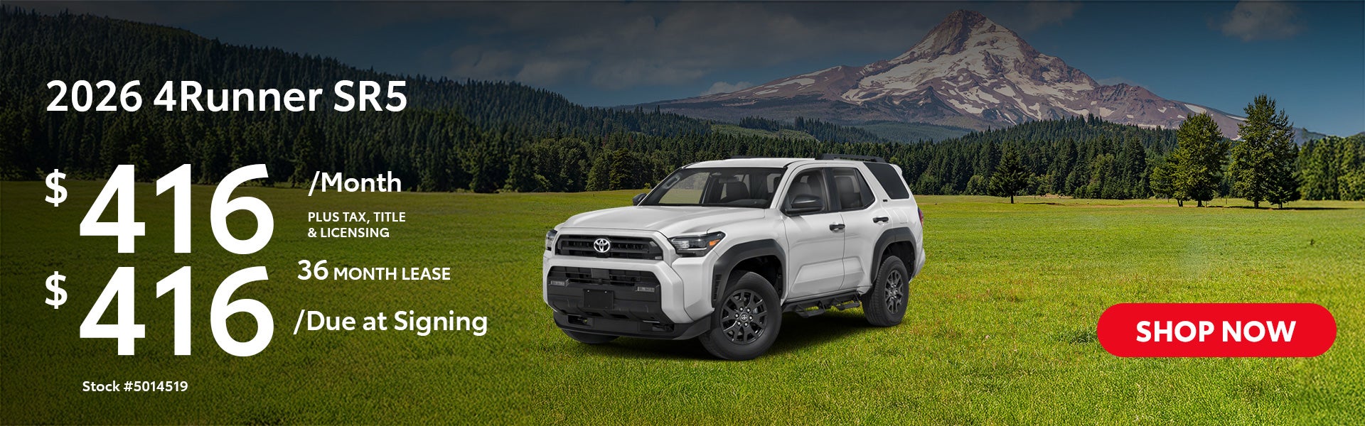 2026 4Runner SR5 