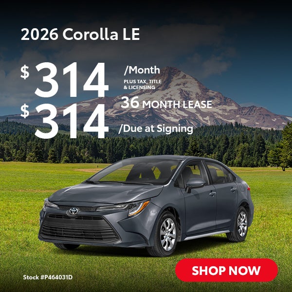 2026 Corolla LE