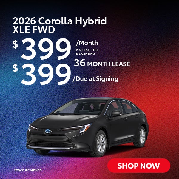 2026 Corolla Hybrid XLE FWD