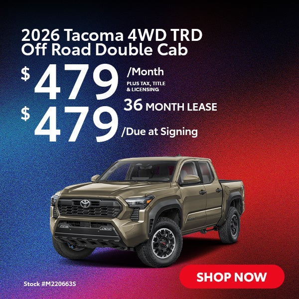2026 Tacoma 4WD TRD Off Road Double Cab