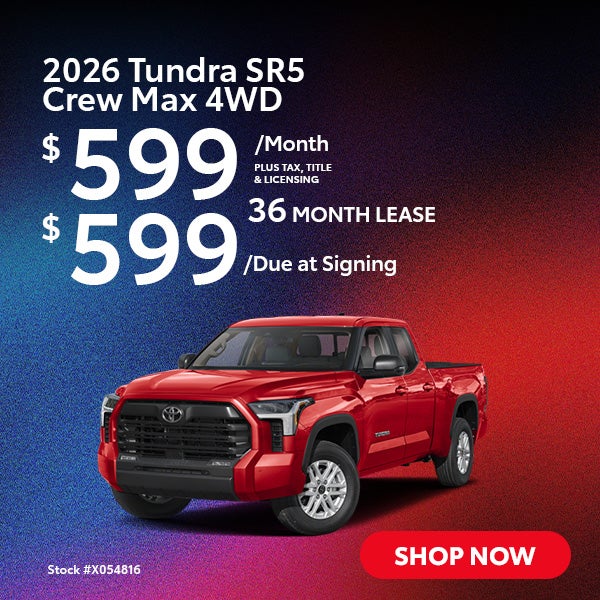 2026 Tundra SR5 Crew Max 4WD