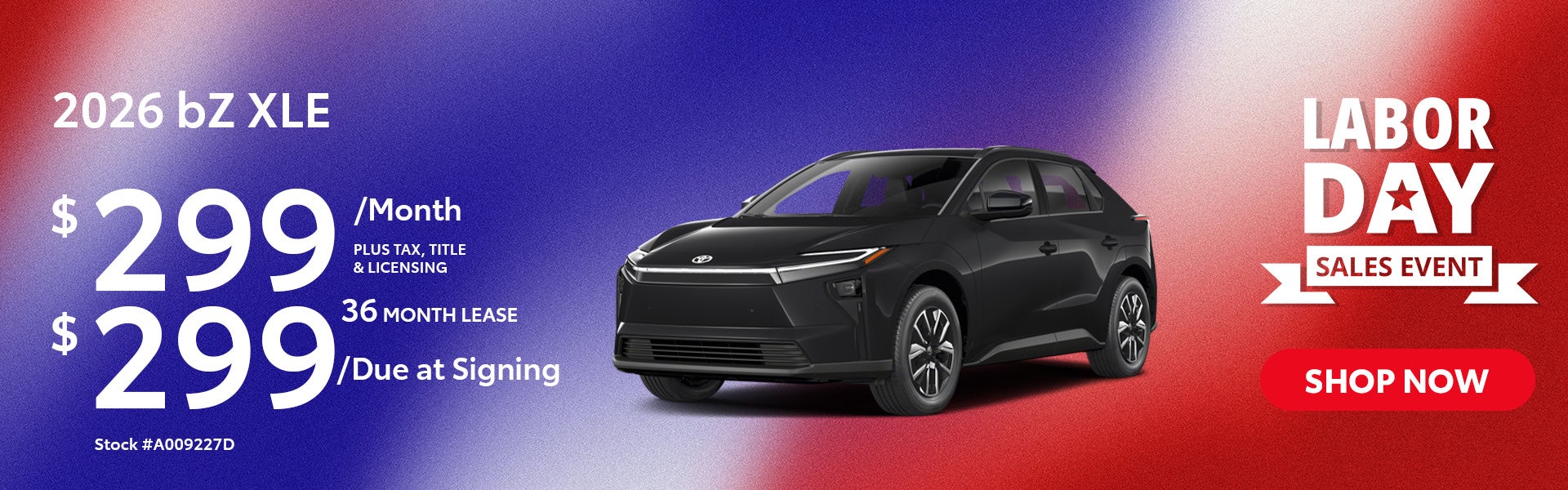 2026 Toyota bZ XLE Plus