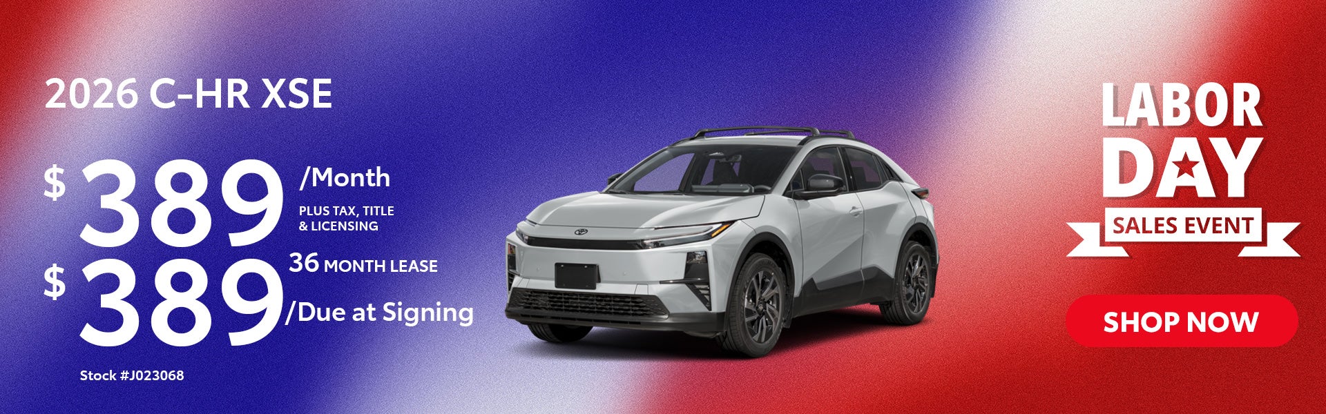2026 Toyota C-HR XSE