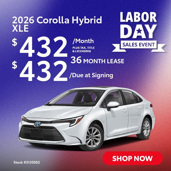 2026 Toyota Corolla Hybrid XLE