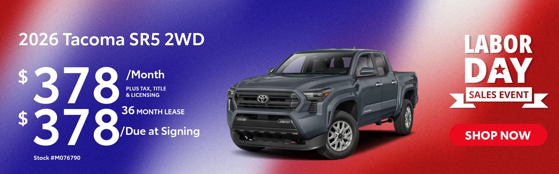 2026 Toyota Tacoma SR5