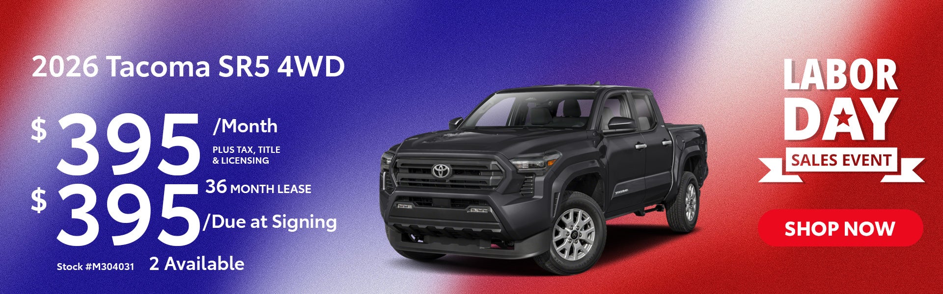 2026 Toyota Tacoma SR5
