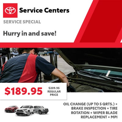 Toyota Service & Parts Specials in Gresham | Gresham Toyota